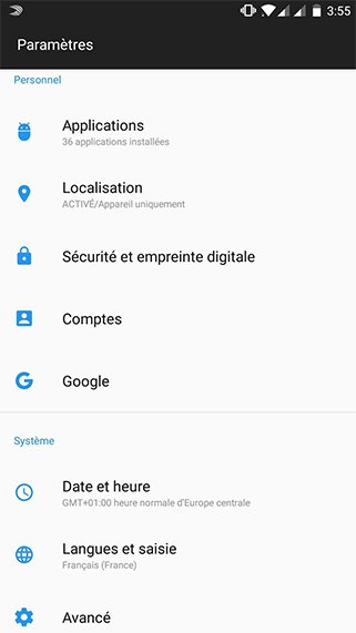 Configurer un compte exchange sur android