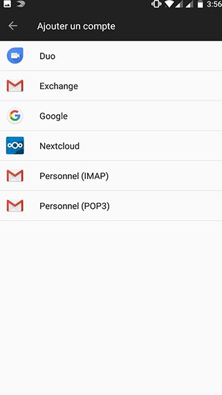 Configuration compte exchange sur Android 19