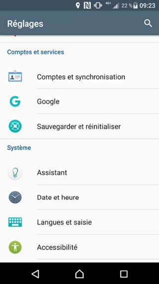 Configurer un compte exchange sur Android