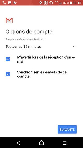 Configuration compte Exchange POP/SMTP sur Android 33