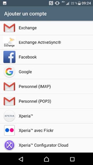 Configuration compte Exchange POP/SMTP sur Android 28