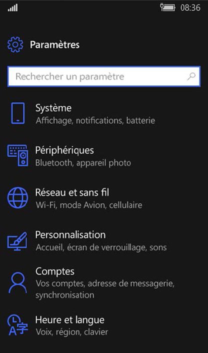 Configuration compte Exchange sur Windows Phone 4